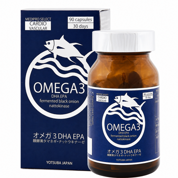 Омега 3 + Натокиназа YOTSUBA OMEGA 3 + NATTOKINASE 90 капс. 20 фото