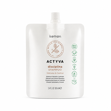 Дисциплінуючий шампунь Actyva Disciplina Shampoo в м'якій упаковці, 100 мл 0271143 фото