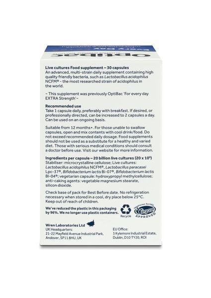 Пробиотик на ежедневно экстра Optibac Every Day Extra 90 капсул 06-90 фото