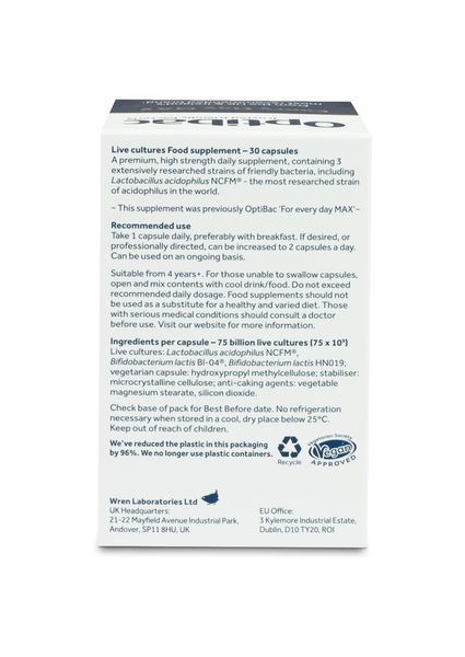 Пробіотик на щодень Optibac Every Day Max 30 капсул 007 фото