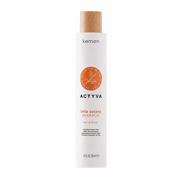 Зволожуючий шампунь після сонця Kemon Actyva Linfa Solare Shampoo 250 мл 0271104 фото