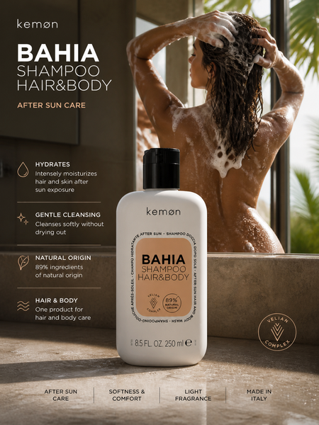 Летний шампунь во время пребывания на солнце Kemon Haircare Bahia Shampoo 250 мл 0034413 фото