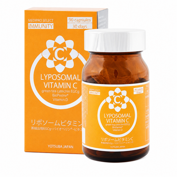 Імунітет YOTSUBA LIPOSOMAL VITAMIN C 90 капсул 12 фото