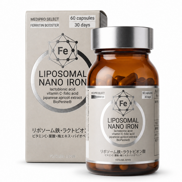 Для підняття заліза YOTSUBA Liposomal Nano Iron 60 капсул 16 фото