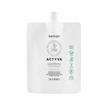 Шампунь для жирної шкіри голови Actyva Equilibrio Shampoo рефіл, 100 мл 0271138 фото
