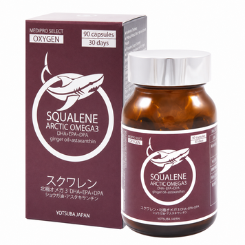 Сквален та арктична омега-3 YOTSUBA Squalene and arctic omega3 90 капсул 27 фото